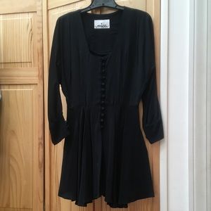 Mica, Black Swing Dress, Size S
